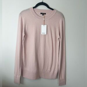NWT quince cotton cashmere crew neck